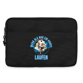 Laufen: Mehr als nur ein Hobby - Laptoptasche 13" - Schwarz - Vorne