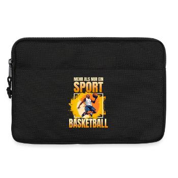 Mehr als nur ein Sport - Basketball - Laptoptasche 13" - Schwarz - Vorne