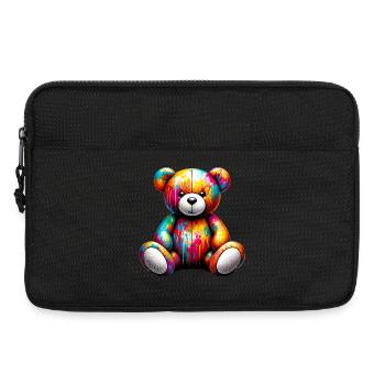 Orso orsacchiotto Teddy Bear - Laptop bag 13" - black - Front