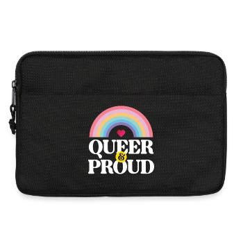 LGBT Pride Month - Queer und stolz - Laptoptasche 13" - Schwarz - Vorne