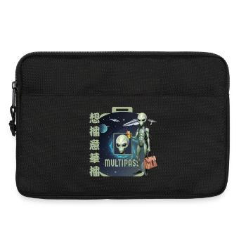 Voyage extraterrestre - Sacoche pour ordinateur portable 13 pouces - noir - Devant