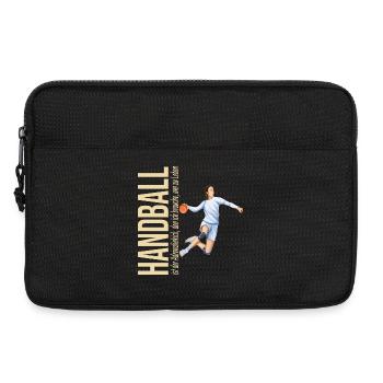 Handball ist der Adrenalinkick den ich brauch... - Laptoptasche 13" - Schwarz - Vorne