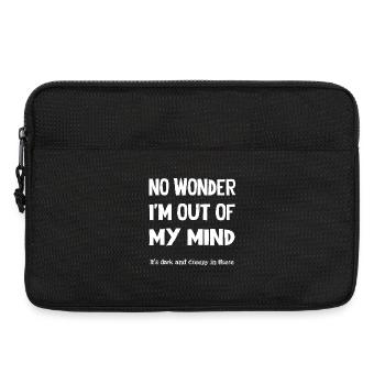 No wonder - Laptoptasche 13" - Schwarz - Vorne