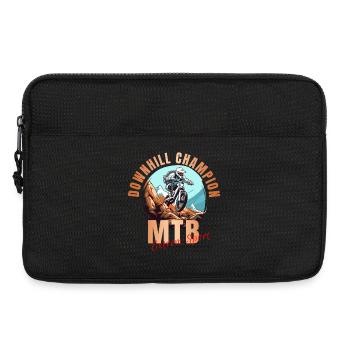 Downhill Champion - Laptoptasche 13" - Schwarz - Vorne