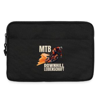 Downhill Leidenschaft - Laptoptasche 13" - Schwarz - Vorne