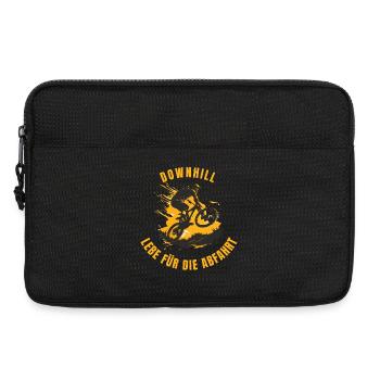 Downhill - Lebe für die Abfahrt - Laptoptasche 13" - Schwarz - Vorne