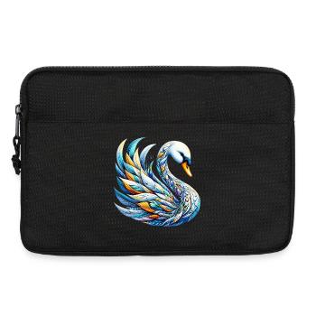 Schwan - Laptoptasche 13" - Schwarz - Vorne