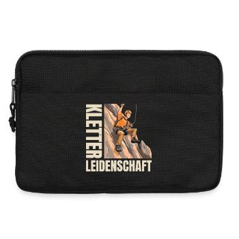 Kletter Leidenschaft - Laptoptasche 13" - Schwarz - Vorne
