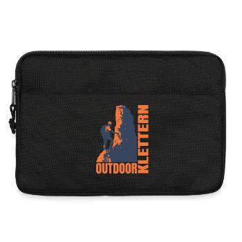 Outdoor Klettern - Laptoptasche 13" - Schwarz - Vorne