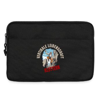 Vertikale Leidenschaft - Laptoptasche 13" - Schwarz - Vorne