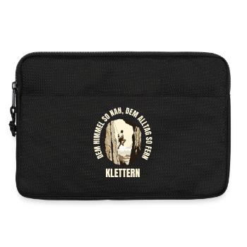 Dem Himmel so nah, dem Alltag so fern - Laptoptasche 13" - Schwarz - Vorne