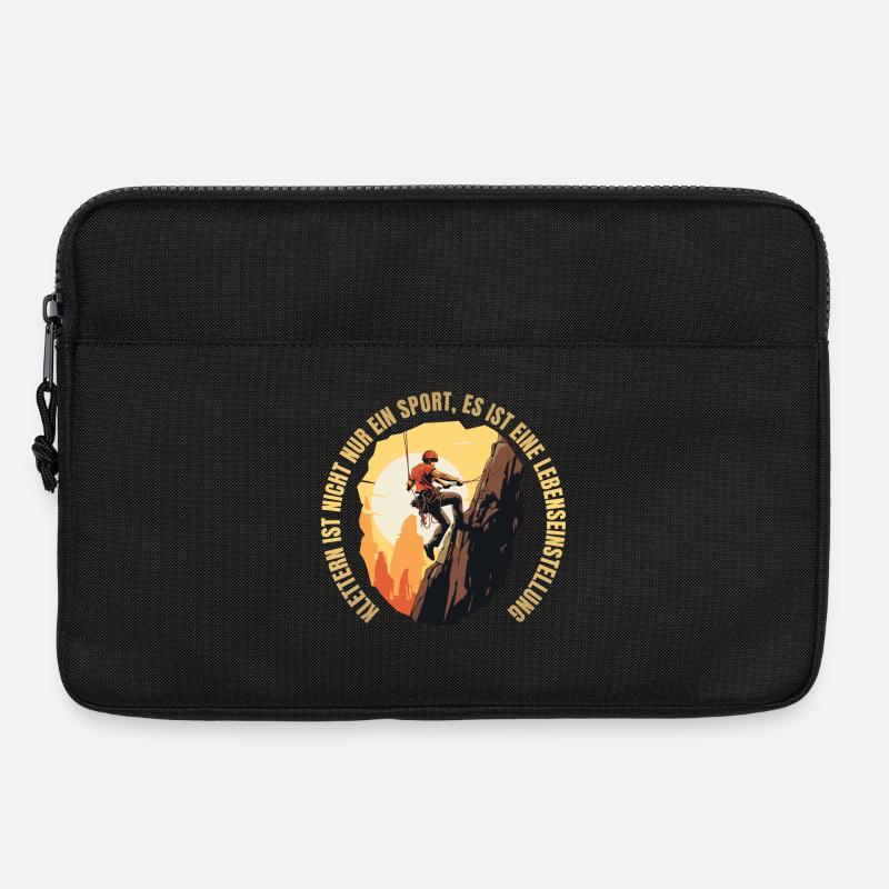 Klettern ist nicht nur ein Sport - Laptoptasche 13" - Schwarz