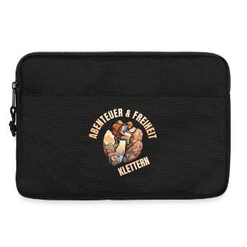 Abenteuer & Freiheit - Laptoptasche 13" - Schwarz - Vorne