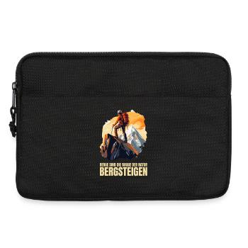 Berge sind die Magie der Natur - Laptoptasche 13" - Schwarz - Vorne