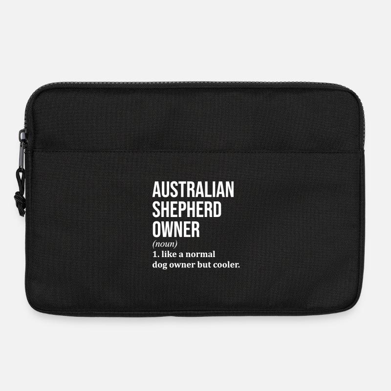 Australian Shepherd - Laptoptasche 13" - Schwarz