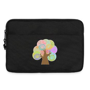Tree Minimalist - Laptop bag 13" - black - Front