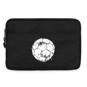 Dessin de football - Sacoche pour ordinateur portable 13 pouces - noir - Devant
