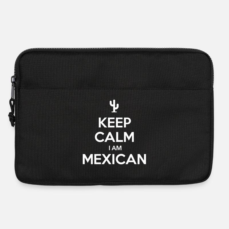 KEEP CALM I AM MEXICAN Mexico Mexiko - Laptoptasche 13" - Schwarz