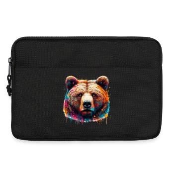 Bear - Laptop bag 13" - black - Front