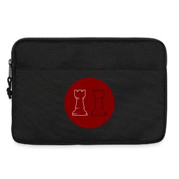 Chess 2 Rooks - Laptop bag 13" - black - Front