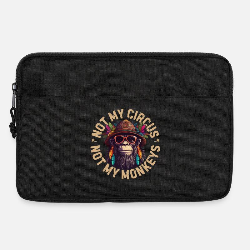 Not my circus, not my monkeys - Laptoptasche 13" - Schwarz