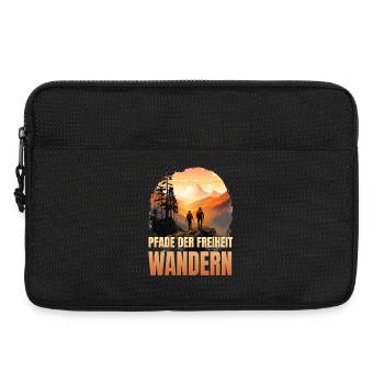 Pfade der Freiheit - Laptoptasche 13" - Schwarz - Vorne