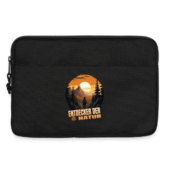 Entdeckder der Natur - Laptoptasche 13" - Schwarz - Vorne
