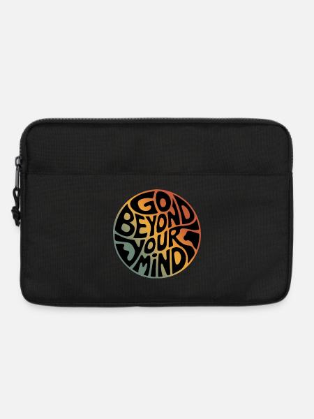 Go Beyond Your Mind - Laptop bag 13" - black