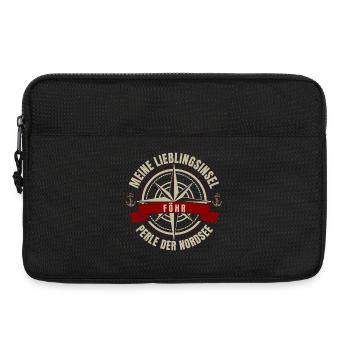 Meine Lieblingsinsel - Föhr - Laptoptasche 13" - Schwarz - Vorne