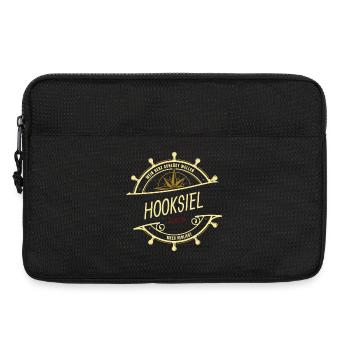 Mein Herz schlägt Wellen - Hooksiel - Laptoptasche 13" - Schwarz - Vorne