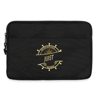 Mein Herz schlägt Wellen - Juist - Laptoptasche 13" - Schwarz - Vorne