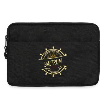 Mein Herz schlägt Wellen - Baltrum - Laptoptasche 13" - Schwarz - Vorne