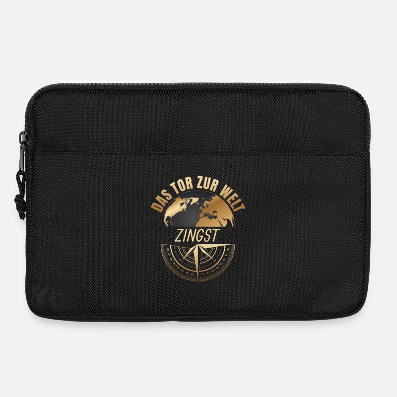 Das Tor zur Welt - Zingst - Laptoptasche 13" - Schwarz
