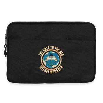 The Gate to the Sea - Wilhelmshaven - Laptoptasche 13" - Schwarz - Vorne