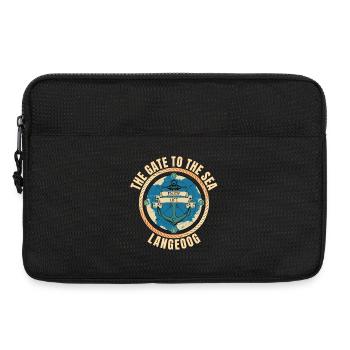 The Gate to the Sea - Langeoog - Laptoptasche 13" - Schwarz - Vorne