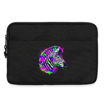 Zèbre - Sacoche pour ordinateur portable 13 pouces - noir - Devant