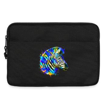 Zebra - Laptop bag 13" - black - Front