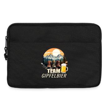 Team Gipfelbier - Laptoptasche 13" - Schwarz - Vorne