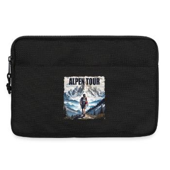 Alpen Tour - Laptoptasche 13" - Schwarz - Vorne