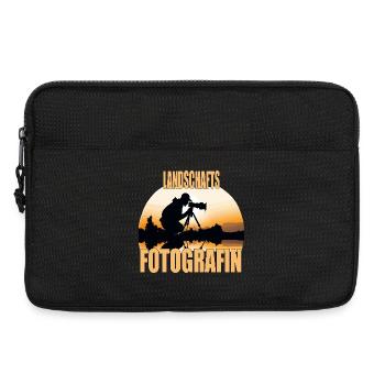 Landschafts Fotografin - Laptoptasche 13" - Schwarz - Vorne