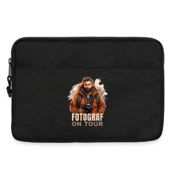 Fotograf on Tour - Laptoptasche 13" - Schwarz - Vorne