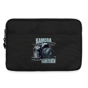 Kamera Flüsterer - Laptoptasche 13" - Schwarz - Vorne