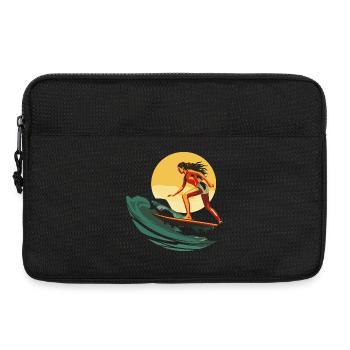 Surfeur - Sacoche pour ordinateur portable 13 pouces - noir - Devant