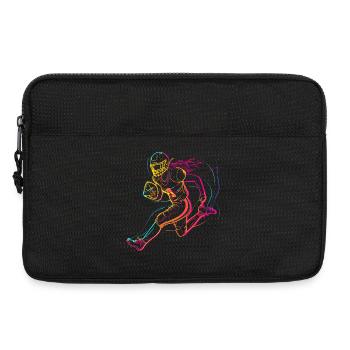 Football américain Femme - Sacoche pour ordinateur portable 13 pouces - noir - Devant