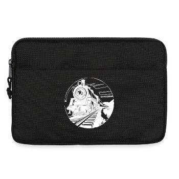 Railway Graphic - Laptop bag 13" - black - Front