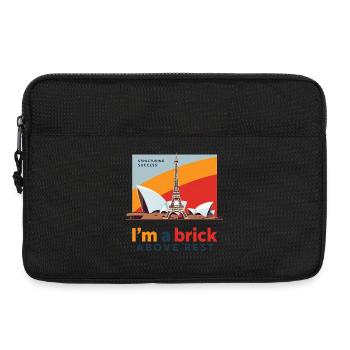 I m a brick above rest - Sacoche pour ordinateur portable 13 pouces - noir - Devant