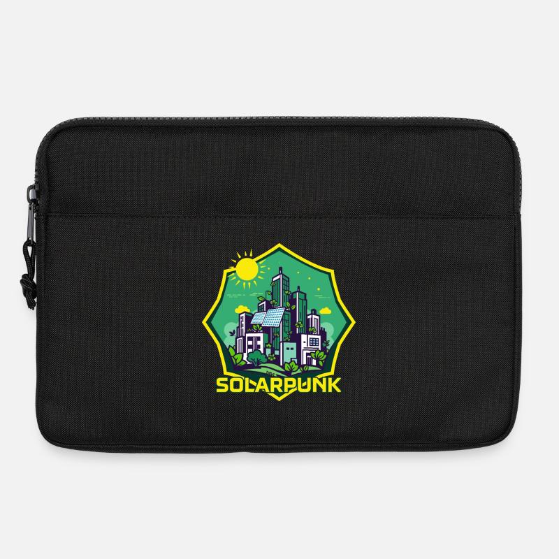 Solarpunk - Laptoptasche 13" - Schwarz