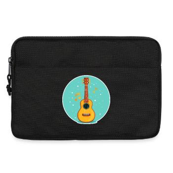 Ukulele Illustration - Laptoptasche 13" - Schwarz - Vorne