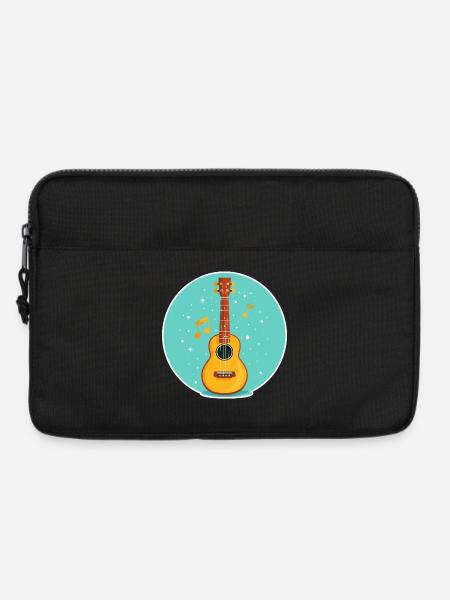 Ukulele Illustration - Laptoptasche 13" - Schwarz