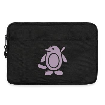 Pinguin Eishockey Silhouette Minimalistisch - Laptoptasche 13" - Schwarz - Vorne